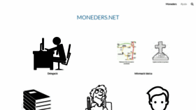 What Moneders.net website looked like in 2020 (3 years ago)