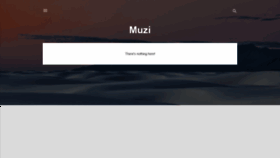 What Muzi.com website looked like in 2020 (3 years ago)