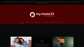 What My-home21.com website looked like in 2020 (3 years ago)
