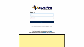 What Myanswerfirst.com website looked like in 2020 (3 years ago)