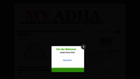 What Myadha.blogspot.com website looked like in 2020 (3 years ago)