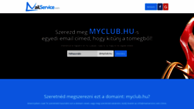 What Myclub.hu website looked like in 2020 (3 years ago)