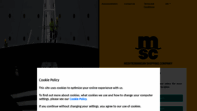 What Mymsc.com website looked like in 2020 (3 years ago)