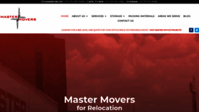 What Mastermovers.co.za website looked like in 2020 (3 years ago)