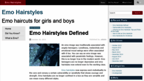 What Myemohairstyles.com website looked like in 2020 (3 years ago)