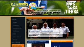 What Marianistas.org website looked like in 2020 (3 years ago)