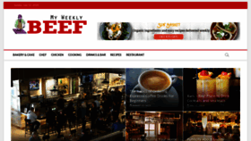 What Myweeklybeef.com website looked like in 2020 (3 years ago)