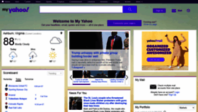 What Myyahoo.com website looked like in 2020 (3 years ago)