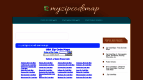 What Myzipcodemap.com website looked like in 2020 (3 years ago)