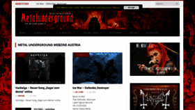 What Metalunderground.at website looked like in 2020 (3 years ago)