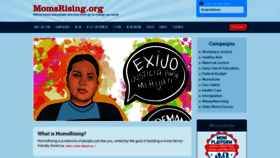What Momsrising.org website looked like in 2020 (3 years ago)