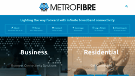 What Metrofibrehome.co.za website looked like in 2020 (3 years ago)