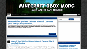 What Mcxboxmods.com website looked like in 2020 (3 years ago)