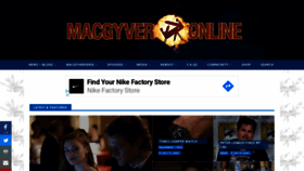 What Macgyveronline.com website looked like in 2020 (3 years ago)