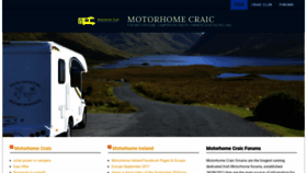 What Motorhomecraic.com website looked like in 2020 (3 years ago)