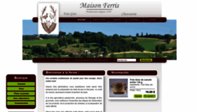 What Maison-ferris.com website looked like in 2020 (3 years ago)