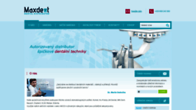 What Max-dent.cz website looked like in 2020 (3 years ago)