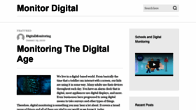 What Monitor-digital.com website looked like in 2020 (3 years ago)