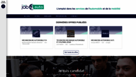 What Monjobauto.fr website looked like in 2020 (3 years ago)