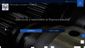 What Mecanizados-granada.com website looked like in 2020 (3 years ago)