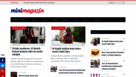 What Minimagazin.info website looked like in 2020 (3 years ago)