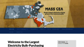 What Masscea.com website looked like in 2020 (3 years ago)
