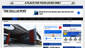 What Mydallaspost.com website looked like in 2020 (3 years ago)