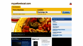 What Myyellowlocal.com website looked like in 2020 (3 years ago)