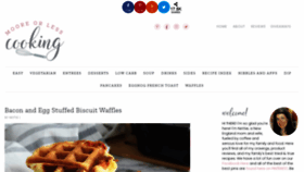 What Mooreorlesscooking.com website looked like in 2020 (3 years ago)