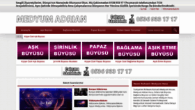 What Medyumadrian.com website looked like in 2020 (3 years ago)