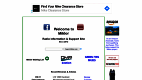 What Miklor.com website looked like in 2020 (3 years ago)