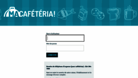 What Macafeteria.csdm.qc.ca website looked like in 2020 (3 years ago)