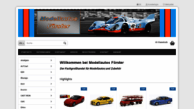 What Modelcar-foerster.de website looked like in 2020 (3 years ago)