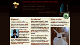 What Mevlana.net website looked like in 2020 (3 years ago)
