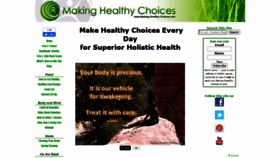 What Making-healthy-choices.com website looked like in 2020 (3 years ago)
