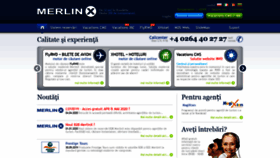 What Merlin-x.ro website looked like in 2020 (3 years ago)