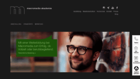 What Macromedia-weiterbildung.de website looked like in 2020 (3 years ago)