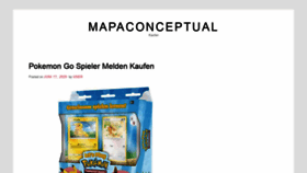 What Mapaconceptual.de website looked like in 2020 (3 years ago)