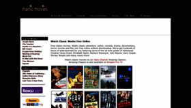 What Manicmovies.com website looked like in 2020 (3 years ago)