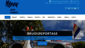 What Mennobauschfotografie.nl website looked like in 2020 (3 years ago)