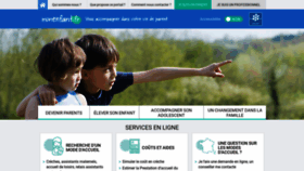 What Monenfant.fr website looked like in 2020 (3 years ago)