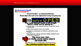 What Mearsservice.com website looked like in 2020 (3 years ago)