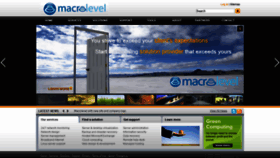 What Macrolevel.com website looked like in 2020 (3 years ago)