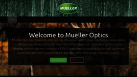 What Muelleroptics.com website looked like in 2020 (3 years ago)