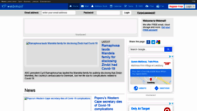 What Mailbox.co.za website looked like in 2020 (5 years ago)