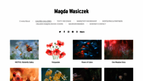 What Magdawasiczek.pl website looked like in 2020 (3 years ago)