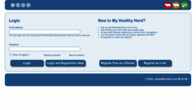 What Myhealthyherd.com website looked like in 2020 (3 years ago)