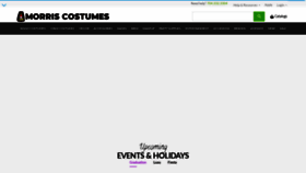 What Morriscostumes.com website looked like in 2020 (3 years ago)