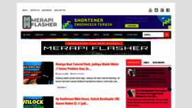 What Merapiflasher.com website looked like in 2020 (3 years ago)