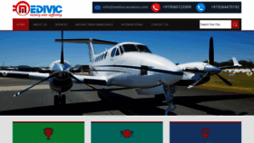 What Medivicaviation.com website looked like in 2020 (3 years ago)